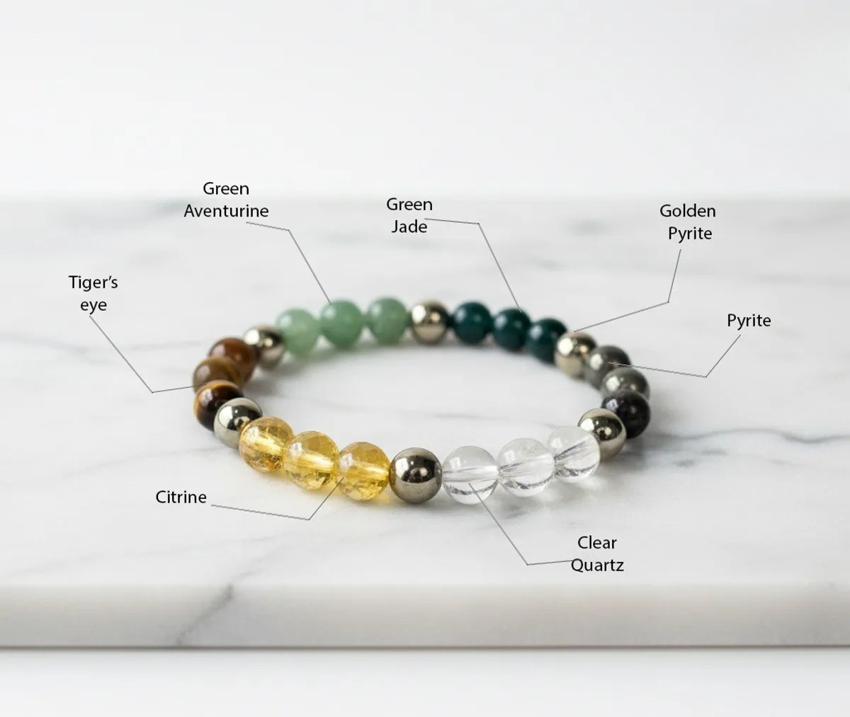 Dhan Yog Crystal Bracelet 8mm
