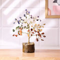 7 Chakra Tree Gold Wire – 100 Beads